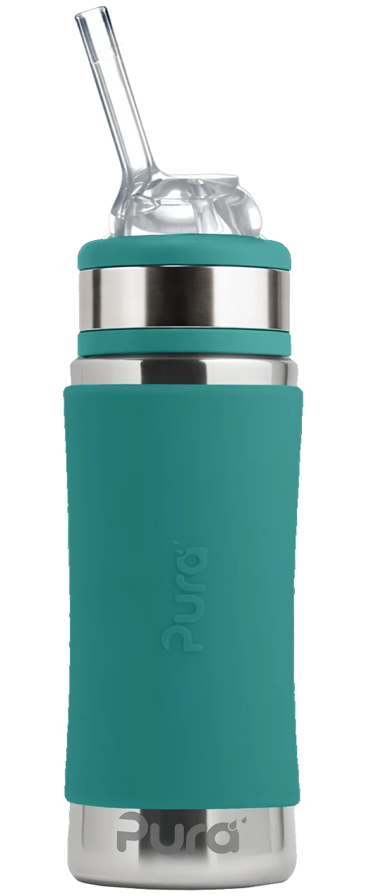 Pura Kiki® 325ml Stainless Steel Straw Bottle - NEW DESIGN