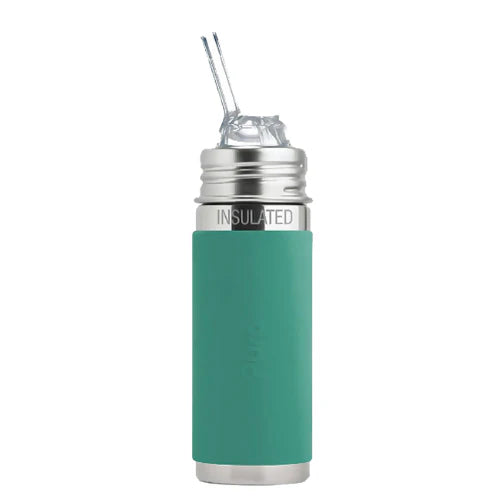 Pura Kiki® 260ml Insulated Stainless Steel Straw Bottle