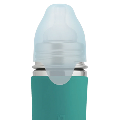 Pura Kiki™ 325ml Stainless Steel Baby Bottle - Medium flow