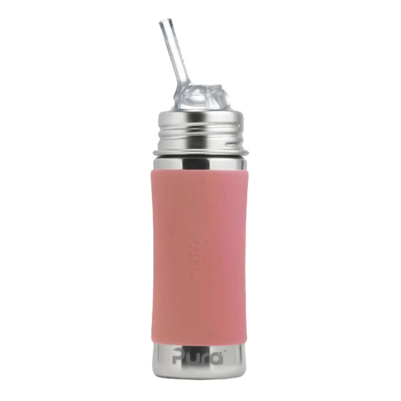 Pura Kiki® 325ml Stainless Steel Straw Bottle