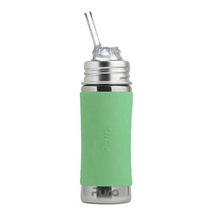 Pura Kiki® 325ml Stainless Steel Straw Bottle