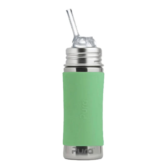 Pura Kiki® 325ml Stainless Steel Straw Bottle