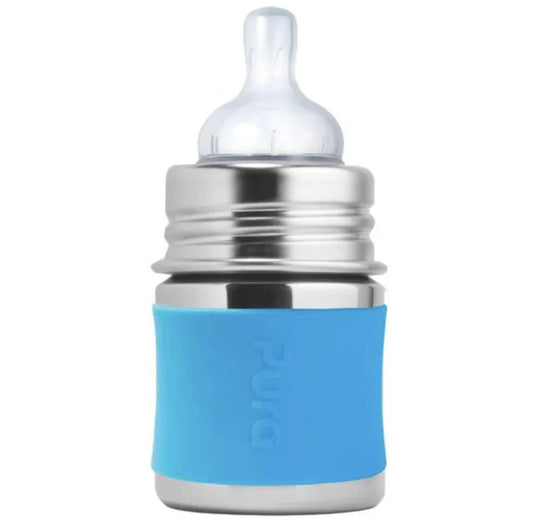 Kiki™ 150ml Stainless Steel Baby Bottle - Slow flow