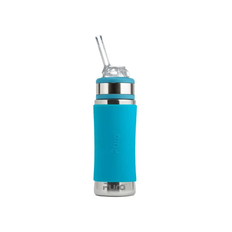 Pura Kiki® 325ml Stainless Steel Straw Bottle - NEW DESIGN